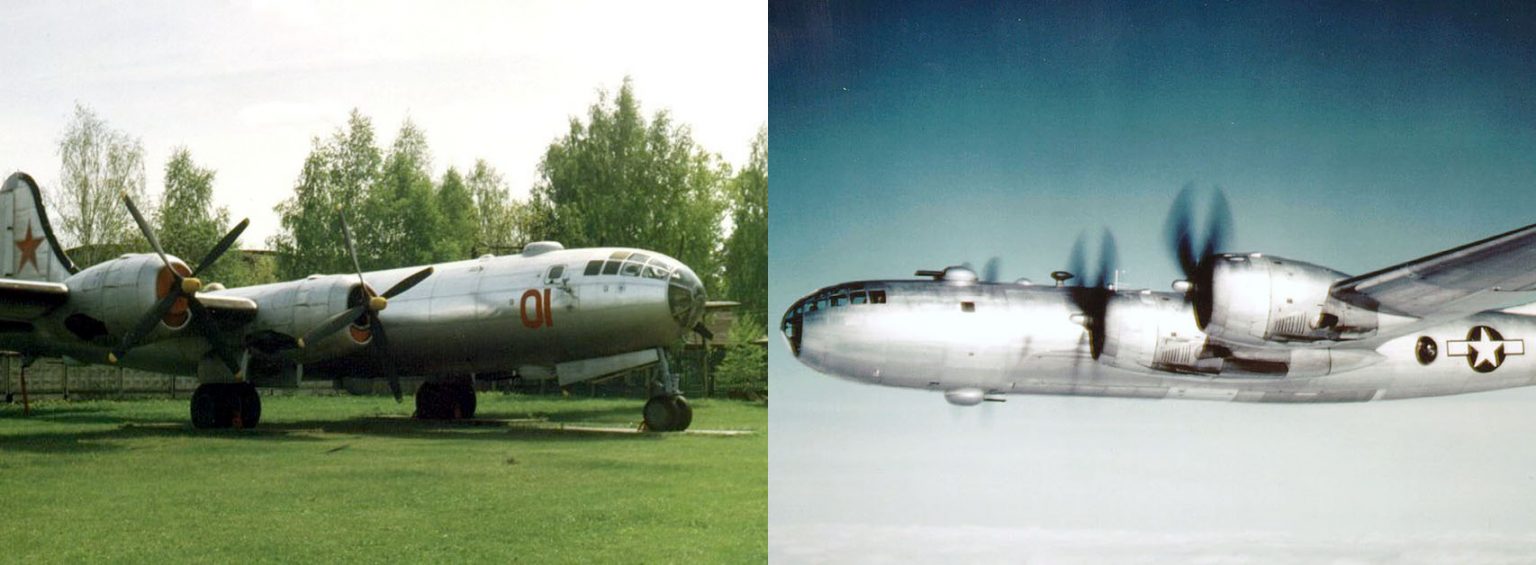 Tupolev Tu 4 And Boeing B 29 The First Planes To Air Drop A Bombs